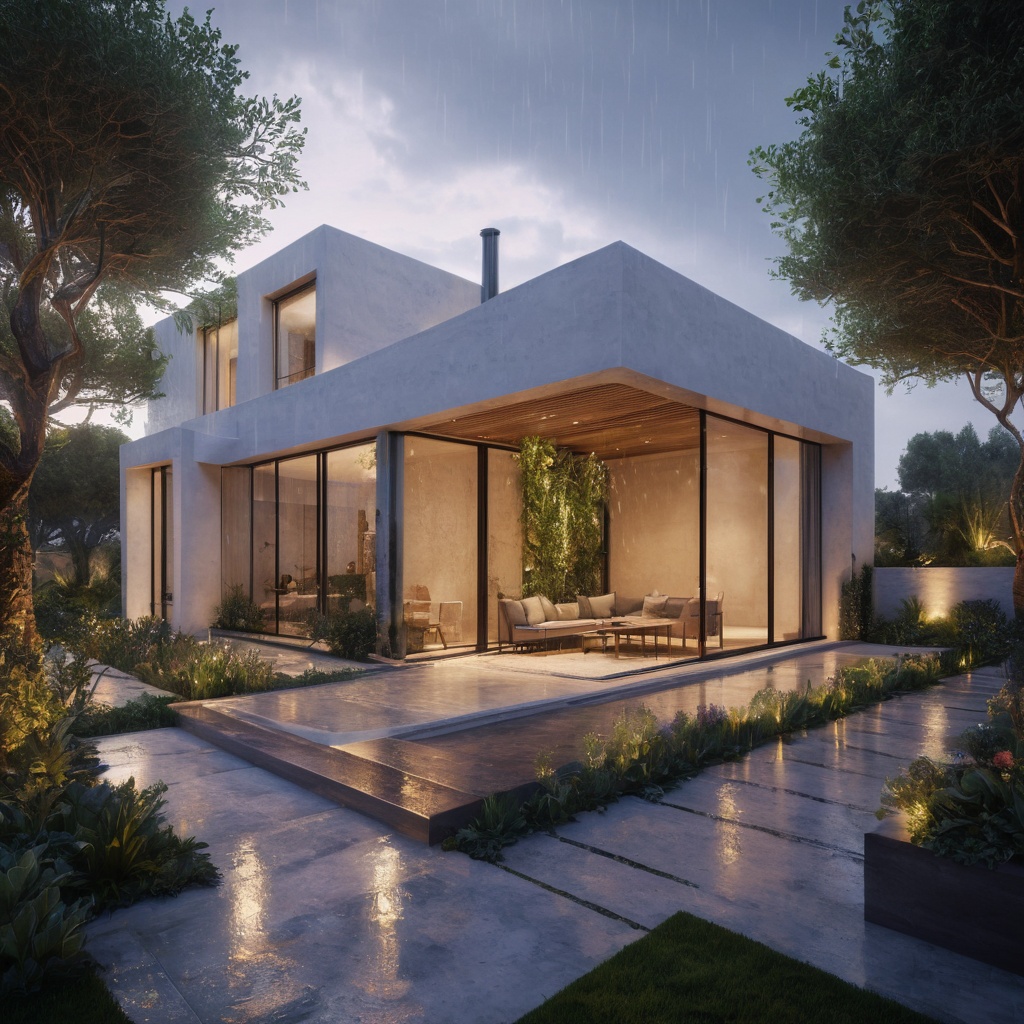 Diseño arquitectónico exterior